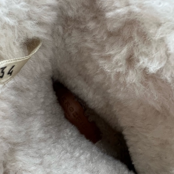 Clergerie Paris Aidanf Faux Fur Fuzzy Shearling Platform Booties In Blanc White - Picture 9 of 11